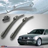 Cumpara ieftin Ștergătoare BMW Seria 3 E46 (1998&ndash;2006) Flat | Set Față &ndash; TeamCar&reg;