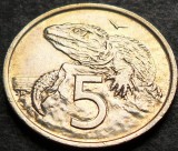 Cumpara ieftin Moneda exotica 5 CENTI - NOUA ZEELANDA, anul 1975 *cod 5230