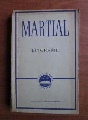Martial - Epigrame foto
