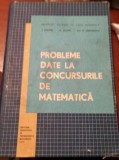 PROBLEME DATE LA CONCURSURILE DE MATEMATICA