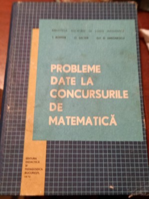 PROBLEME DATE LA CONCURSURILE DE MATEMATICA foto