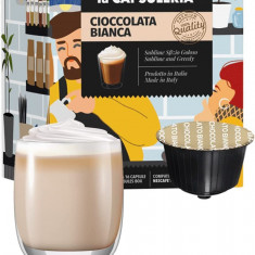 Ciocolata Calda Alba, 16 capsule compatibile Dolce Gusto, La Capsuleria