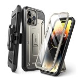 Husa pentru iphone 16 pro - supcase unicorn beetle pro - titan gray