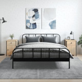 vidaXL Noptiere, 2 buc., stejar sonoma, 40x42x60 cm, lemn prelucrat