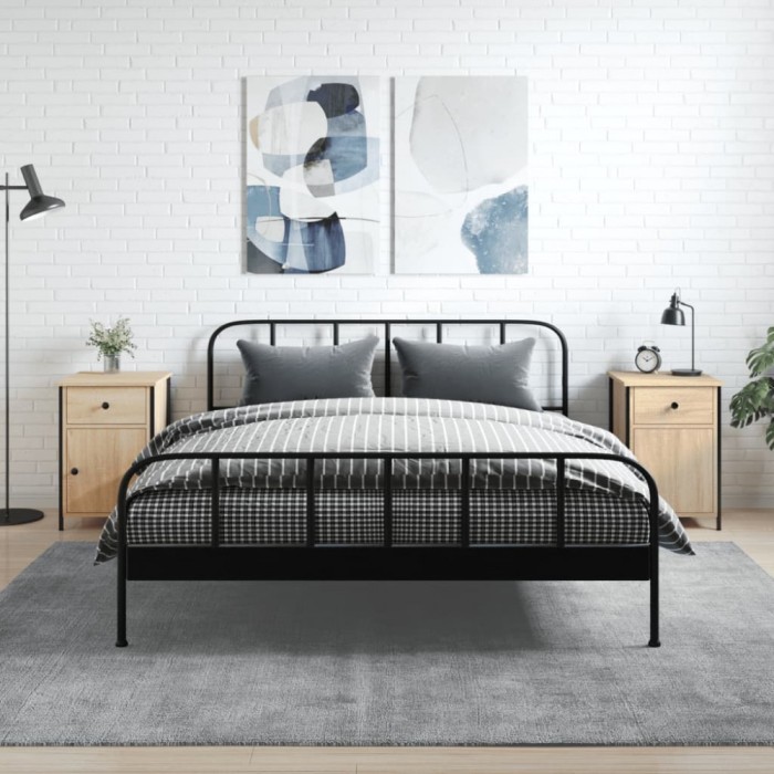 vidaXL Noptiere, 2 buc., stejar sonoma, 40x42x60 cm, lemn prelucrat 825906