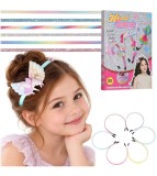 Set Creativ pentru Decorarea Bentitelor de Par cu Paiete, Sclipici si Ornamente
