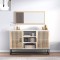 Gossi dulap, alb, 105x30x65 cm, lemn prelucrat