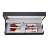 Pix multifunctional de lux PENAC Maki-E (pictura japoneza) - Mount Fuji, corp auriu, in cutie cadou