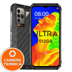 Telefon mobil Ulefone Power Armor 18T Ultra Negru, 5G, 108MP, Camera termica, IPS 6.58 , 24GB RAM (12GB+ 12GB extensibili) , 512 GB ROM, Android 13, D