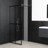 VidaXL Paravan duș walk-in, 80x195 cm, sticlă securizată transparentă 145679