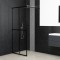 vidaXL Paravan duș walk-in, 80x195 cm, sticlă securizată transparentă 145679