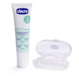 Chicco Oral Care Set set pentru &icirc;ngrijirea dentară pentru bebeluși 4 m+ 1 buc