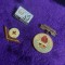 lot 3 insigne/Distinctii vechi de pionieri,de colectie,inssigna pionieri,T posta