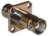 Adaptor RF BNC mamă-mamă, 50&Omega;, montare pe panou