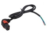 Cablu Alimentare IEC C13 1m Blocare 90&deg;