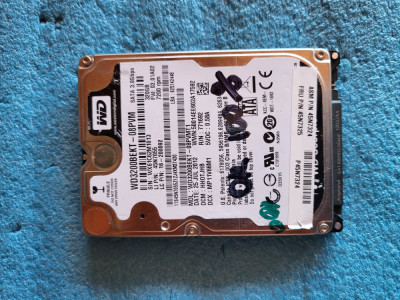 hard sata pentru laptop - 320 de Gb - WESTERN DIGITAL foto