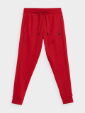 Pantaloni jogger de trening pentru bărbați - roșii, 4F Sportswear