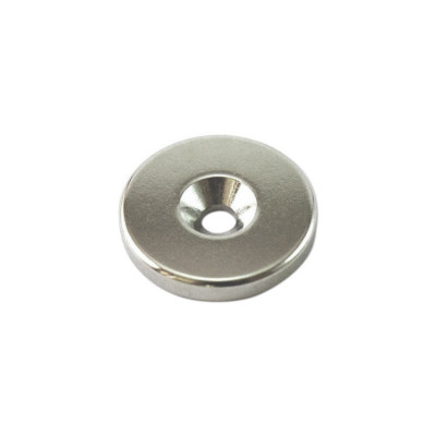 Magnet neodim inel D 25 mm - oală fără carcasă foto