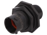 Conector Circular Soclu Panou cu Piuliță Frontală