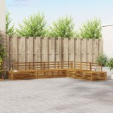 vidaXL Set de canapele de exterior 6 Bucată natural 3374099
