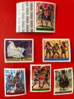 GUINEA, DANSURI POPULARE - SERIE COMPLETĂ MNH foto