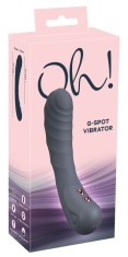 Oh! G-Spot Vibrator - Vibrator punct G cu caneluri stimulatoare, 10 moduri vibratie foto