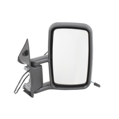 Oglinda exterioara Mercedes Sprinter 208-416, 01.1995-2006 partea dreapta BestAutoVest geam crom convex, carcasa neagra reglare electrica cu incalzir foto