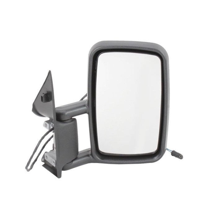 Oglinda exterioara Mercedes Sprinter 208-416, 01.1995-2006 partea dreapta BestAutoVest geam crom convex, carcasa neagra reglare electrica cu incalzir