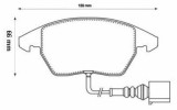 Placute frana Skoda Fabia 2007-2015, Octavia 2004-2013, Superb, Yeti, Audi A1, A3 2003-2010, TT; Vw Caddy 2004-, EOS, Golf 5, Golf VI, Golf Plus 2005