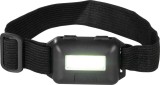 Lampa frontala LED COB Strend Pro, alimentare 3xAAA, set 12 buc