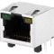 Soclu RJ45 Cat5 Ecranat cu LED 8p8c THT