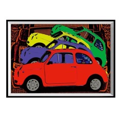 Tablou decorativ model 3D Car 38x28h