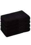 Cumpara ieftin Set 4 Prosoape Baie Lux Bumbac 100% Negru 550 GSM- 70x130 Cm