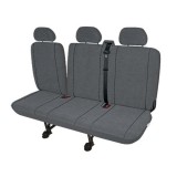 Husa bancheta microbuz 3 locuri cu spatar rabatabil pentru Jumper Jumpy Fiat Ducato Scudo Ford Transit Iveco daily Sprinter Vito Nissan Opel Movano V