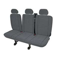 Husa bancheta microbuz 3 locuri cu spatar rabatabil pentru Jumper Jumpy Fiat Ducato Scudo Ford Transit Iveco daily Sprinter Vito Nissan Opel Movano Vi foto