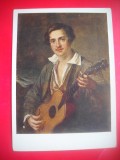 HOPCT 23362 CHITARIST- V A TROPININ 1776-1857 --MUZEE RUSIA - CP PICTURA --NECIRCULATA