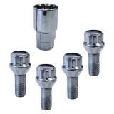 Set prezoane auto antifurt Carpoint tip B , M12x1,5x26mm conic pentru Bmw Ford Dacia Opel Renault Seat AutoDrive ProParts