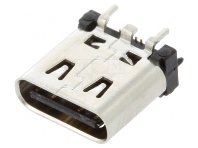 Soclu USB C PCB SMT PIN 16 Vertical USB 3.1 5A foto
