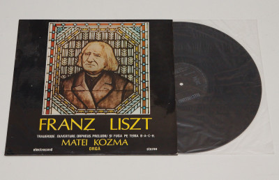 Franz Liszt - Trauerode, Ouverture - Matei Kozma orga - disc vinil vinyl LP NOU foto