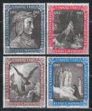 San Marino 1965 Mi 845/48 MNH - 700 de ani de la nasterea lui Dante Alighieri, Nestampilat