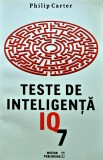 Teste de inteligenta IQ-7 - 2011 - Philip Carter ($K192)