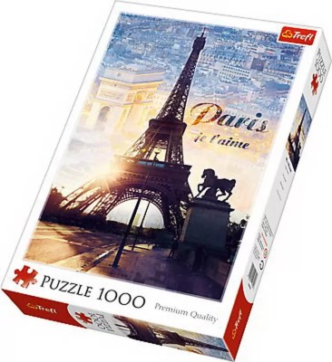 Puzzle Trefl 1000 Paris In Zori foto