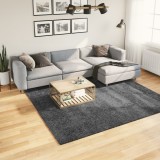 vidaXL Covor &bdquo;OVIEDO&rdquo;, fire scurte, antracit, 240x240 cm 375474