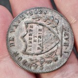 Elvetia 1 BATZEN 1828 , patina frumoasa