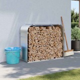 vidaXL Suport pentru bușteni, argintiu, 120x45x100 cm, oțel galvanizat 364593