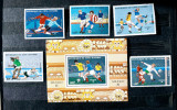 Coasta de fildes 1986 sport fotbal, C.M. Mexico 86 serie+bloc mnh, Nestampilat