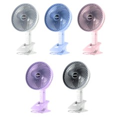 Ventilator portabil cu clips, USB, suport telefon, 1000mAh, 3W