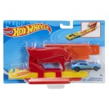 HOT WHEELS SET LANSATOR PORTABIL ROSU SI MASINUTA