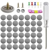 Kit 70 capse, pentru reparatia plafonului auto, compatibil Audi, Opel, BMW, VW, Oem