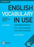 English Vocabulary in Use. Pre-intermediate and Intermediate. Book with answers and enhanced eBook - Paperback brosat - Stuart Redman - Cambridge